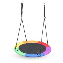 Jopassy - Balançoire nid d'oiseau rond 100 cm à suspendre enfant adulte jardin extérieur Capacité de charge de 150KG