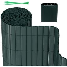 Canisse in pvc per giardino balcone terrazzo Recinzione frangivento per balcone Tende per balcone Verde 80 x 900cm - Jopassy