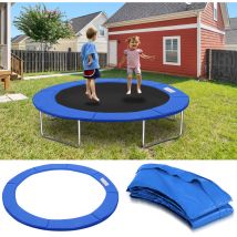 Coussin de Protection pour Trampoline de Remplacement, Trampoline Couverture Rembourrage, 305 cm, Bleu - Jopassy