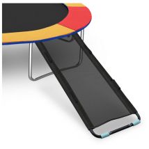 Jopassy Escalera para cama elástica, 150 cm, para colgar, accesorio universal de exterior, acero