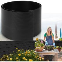 Hart-PVC Anthrazit Sichtschutzstreifen 10 Stück für Doppelstabmatten 2,5mx19cm Zaunsichtschutz für Balkon Gartenzaun - Jopassy
