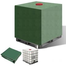 Jopassy - swanew ibc Container Abdeckung Regenwassertank UV-Schutz 210D Oxford-Gewebe 1000L Garten Regenfass Wasserfass Regenwassertank 120100116cm