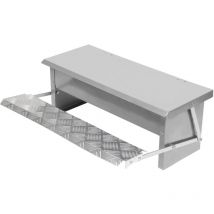 Mangeoire poules automatique – Alimentateur 5KG avec pédale, trappe et couvercle étanche, pour poules, canards et dindes 50x20x19cm - Jopassy