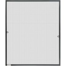 Jopassy - swanew Mosquitera de aluminio para ventanas mosquitera de gasa protección uv mosquitera marco impermeable 100x120CM Antracita