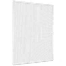Moustiquaire fenêtre moustiquaire à cadre aluminium moustiquaire à gaze protection uv imperméable 100x120CM Blanc - Jopassy