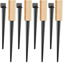 Jopassy - Pfostenträger 50cm 8X Einschlaghülse Bodenhülse Einschlaghülsen Erdanker Bodenanker