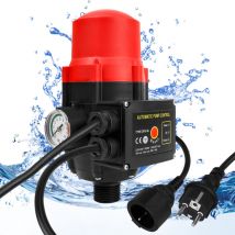 Pressostat Jardin Contrôleur 10 bar max 1.1kw de pression de pompe avec câble Rouge - Jopassy