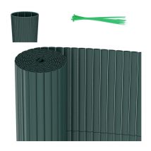 Jopassy PVC Sichtschutzmatte Sichtschutzzaun Balkon Windschutz Sichtschutz für Zaun Grün 90x900cm