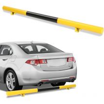 SWANEW Radstopper Parkstopp Reflexstreifen Ebonite-Hartkautschuk Reflektor Abstand