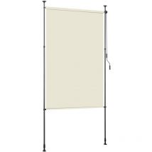 Jopassy - swanew Senkrechtmarkise Außenrollo Balkonrollo mit Handkurbel 150 x 270 cm Sichtschutz Vertikalmarkise ohne Bohren Sonnenschutz Windschutz