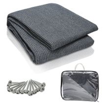 Jopassy - Tapis d'extérieur Tapis de Tente Tapis de Voyage de Camping Tapis de Auvent Caravane 250X300cm Bleu-gris