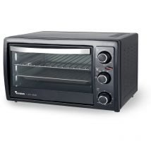 JORDAN Forno Elettrico 35L Nero 1500W Fornetto Ventilato Termostato Regolabile