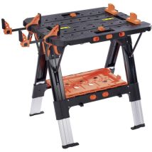 Jorgensen - Banco da lavoro mobile 2 in 1 M60Pr regolabile in altezza (l x p) 635 mm x 787 mm 1 pz.