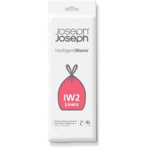 Sacchetti Compostabili Joseph Joseph IW2 – 50 Pezzi – 4 Litri – 100% Compostabile – Bianco