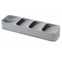 Joseph Joseph Drawer Store - Organizzatore per cassetti di posate compatto, 5 scomparti, contiene oltre 24 pezzi- Grigio