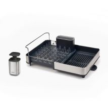 Joseph Joseph Extend Egouttoir extensible avec bonde + distributeur à savon liquide, inox (85189)