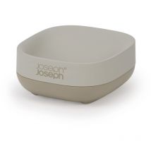 Joseph Joseph - Portasapone Compatto per il Bagno, Base Antiscivolo - Beige