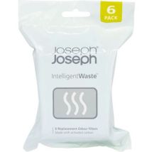 Ersatzgeruchsfilter 6 Stück – Joseph Joseph – Schwarz – Komposter