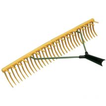 Kunststoff-Rasenrechen einseitig 32 geb. Zinken - Jost
