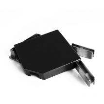 Avosdim - Paire de Joues de coffre pour Volet Pan coupé 45° - 180mm - Noir