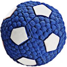 Jouet à mâcher pour animaux de compagnie - Balle en coton hautement élastique pour chien, jouet sonore de football rugby pour chiens de petite et