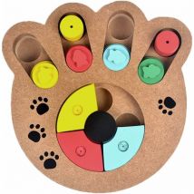 Jouet Chien Intelligence Jeu éducatif Chiens Jeu de Dissimulation interactif Chien Jouet Jeu de Dissimulation interactif Distributeur de croquettes