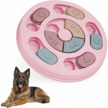 Macaron - Jouet Chien Interactif,Jouets éducatifs pour Chien,Jouets pour Chiens à Alimentation Lente,éducatifs Jouets pour Animaux de Compagnie pour