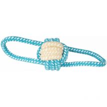 Jouet corde avec balle et double anse