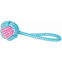 Jouet corde balle avec anse : 18 cm