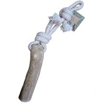 Flamingo - Jouet corde à tirer avec bâton à mâché Green java 51 cm l pour chien