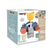 Jouet de bain Smoby Little Smoby Hippo - Toboggan et roues pour bébé de 18 mois - Bleu et vert