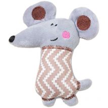 Fei Yu - Jouet en peluche pour chat : jeu à gratter interactif pour l'anniversaire des enfants, cadeau de Saint-Valentin multicolore doux