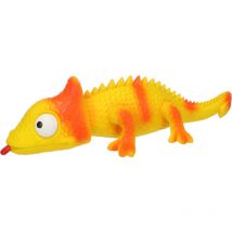 Jouet Lizzy Caméléon Jaune 30 cm pour chien Flamingo