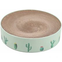 Mezheng - Jouet pour Chat, Carton ondulé Chat cataire grattoir grattoir à Ongles Tapis Chaton lit Jouet-Vert-Grand
