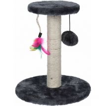 Pets Collection - Jouet pour chat pomponique et plume, ø 16 x 30 cm, beige