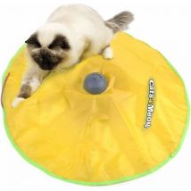 Jouet pour Chats Automatique Jeux Jouet Interactif pour Chaton Rotatif Attraper Souris en Mouvement