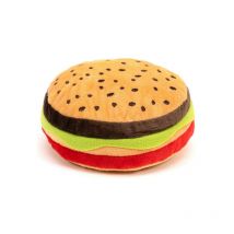 Jouet pour chien en peluche Gloria Hamburdog Hamburgers Polyester Feuille de Mousse