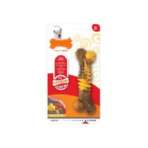 Nylabone - Jouet pour chien Extreme Chew Viande Texturisé Fromage Naturel Taille xl Nylon