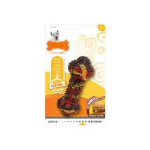 Nylabone - Jouet pour chien Strong Chew Bacon Fromage Hamburgers Caoutchouc Taille s