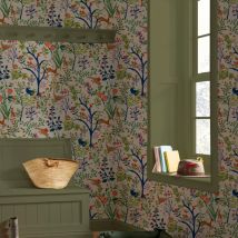 Joules - Enchanted Woodland Antique Crème Vliestapete 10mx52cm