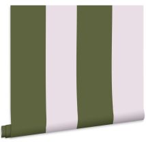 Joules Vliestapete Harborough Stripe Olive Green 10mx52cm