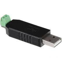 Wandler (USB/RS485) Raspberry Pi , Arduino [1x usb 2.0 Stecker a - 1x 2-Draht-Leitung] Schw - Joy-it