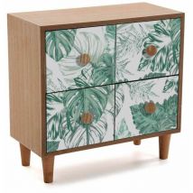 Caja-Joyero Mint Madera de la Marca, Color Multicolor (11 x 25 x 24 centímetros) - Versa