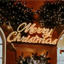 JOYEUX NOËL 3D 145xH45cm 320 Pixel MicroLED Série LHC Luci di Natale