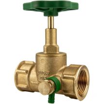 Schlösser Armaturen - js Durchgangsventil Rp 2 (dn 50) mit Entleerungsventil und steigender Spindel Typ 1110