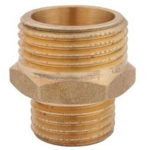 Js Reduziernippel Agxag Flachdichtend,3/4"x1",messing