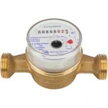 Js Einstrahlzähler etk (Kaltwasser) bis 30 Grad - Länge 130 mm, 1 Zoll ag - Q3=4,0 / R40