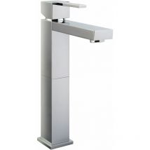 Just Taps Plus - jtp Athena Lever Tall Basin Mixer Tap without Pop Up Waste - Chrome