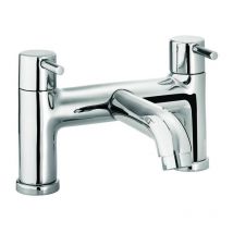 Just Taps Plus - jtp Florentine Bath Filler Tap Pillar Mounted - Chrome