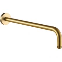 Just Taps Plus - jtp Vos Wall Mounted Shower Arm 400mm - Brushed Brass
